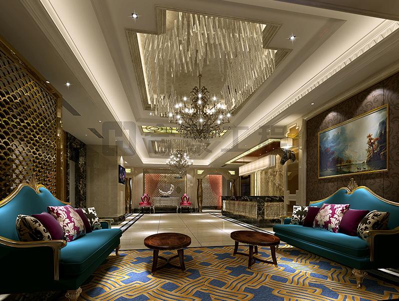 藍渤灣國際美容美發(fā)中心裝修效果圖