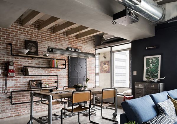 工業風格辦公空間