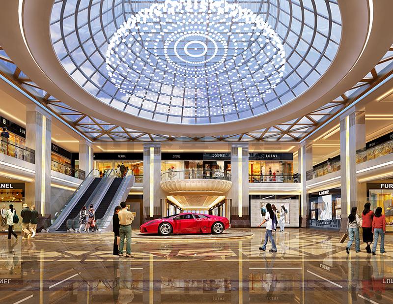 西平鳳凰時尚城裝修效果圖 西平鳳凰時尚城裝修效果圖