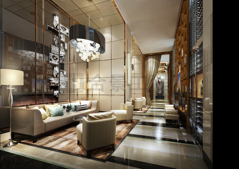 青島樂府銷售中心裝修效果圖