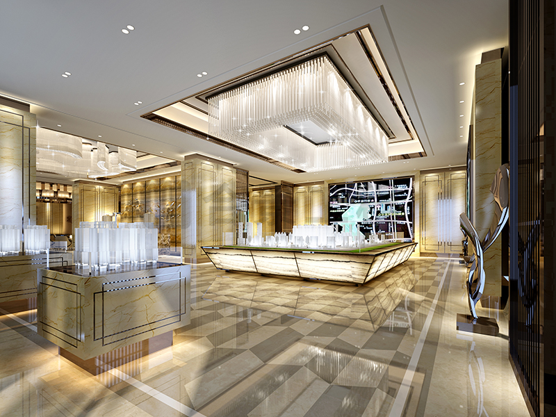 山湖城銷售中心裝修效果圖 山湖城銷售中心裝修效果圖