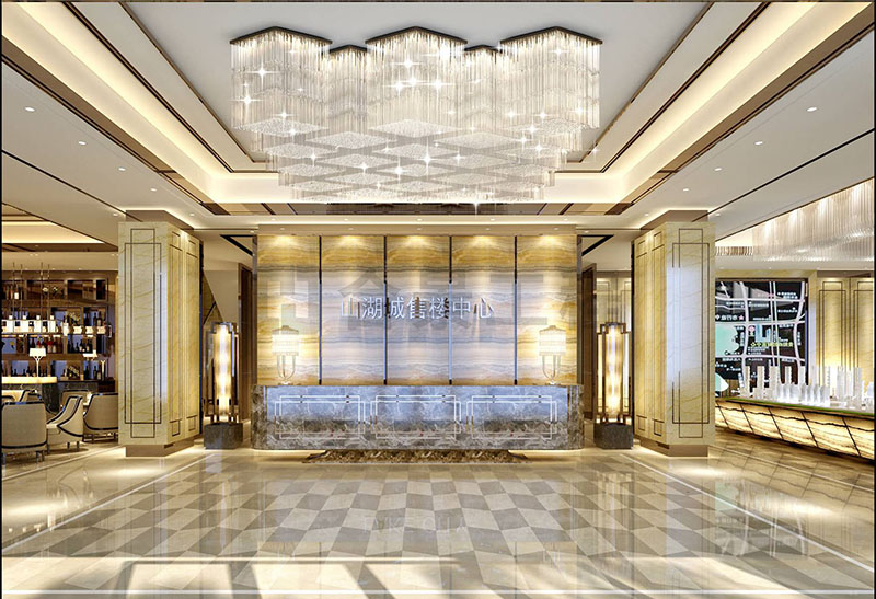 山湖城銷售中心裝修效果圖 山湖城銷售中心裝修效果圖