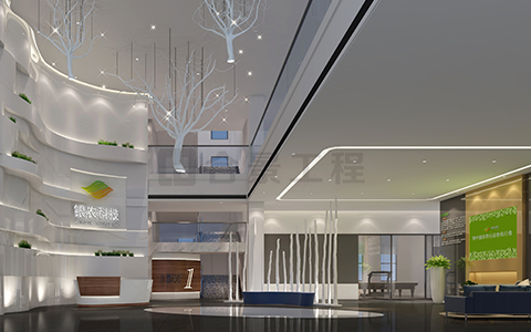 銀農科技公司裝修效果圖