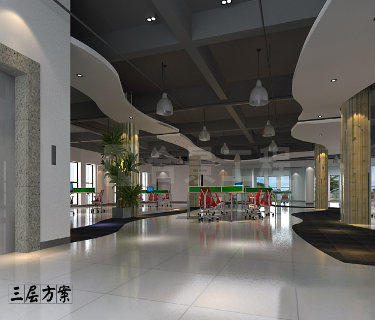 松山湖水木動畫辦公室裝修效果圖